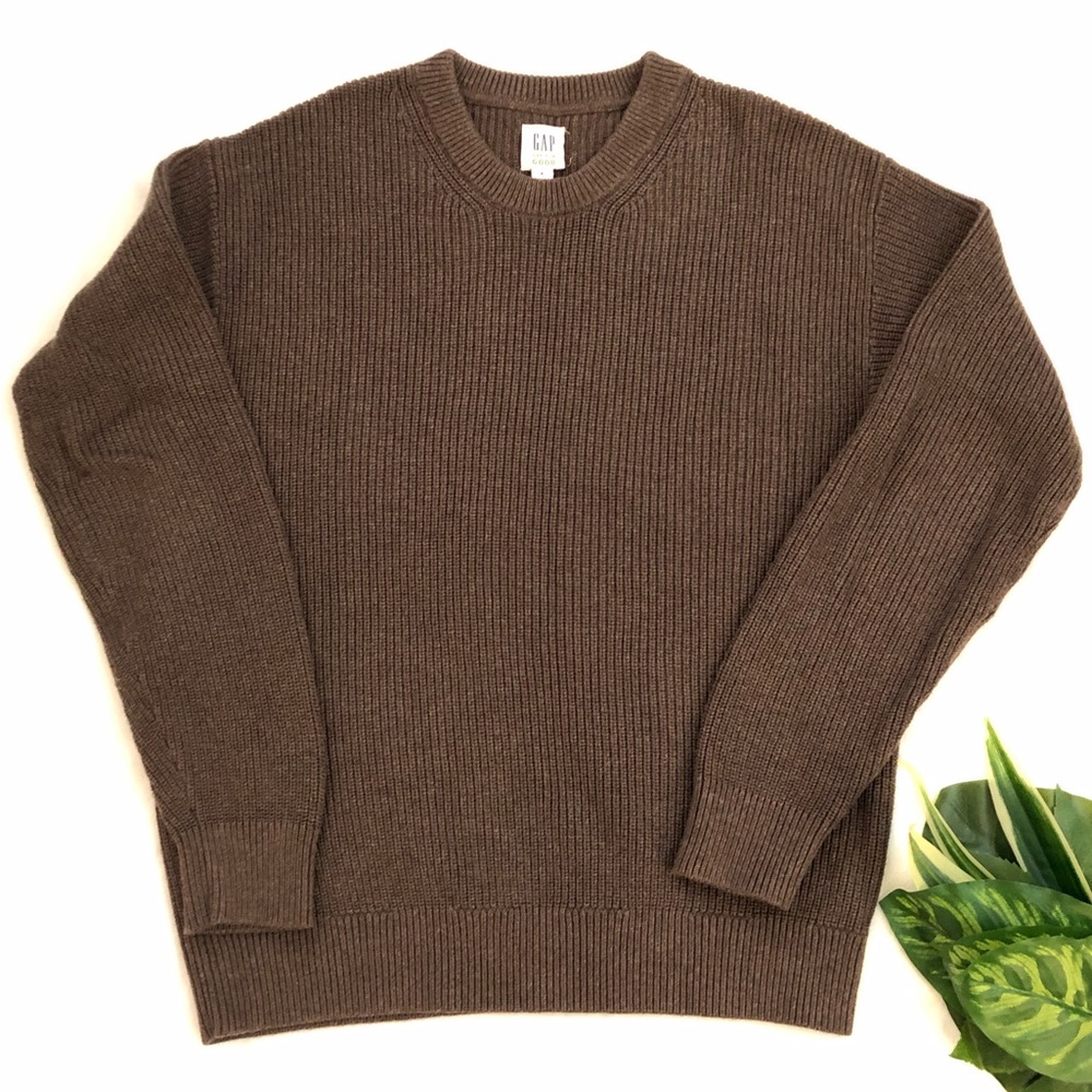 GAP Crew Neck Ribbed Sweater